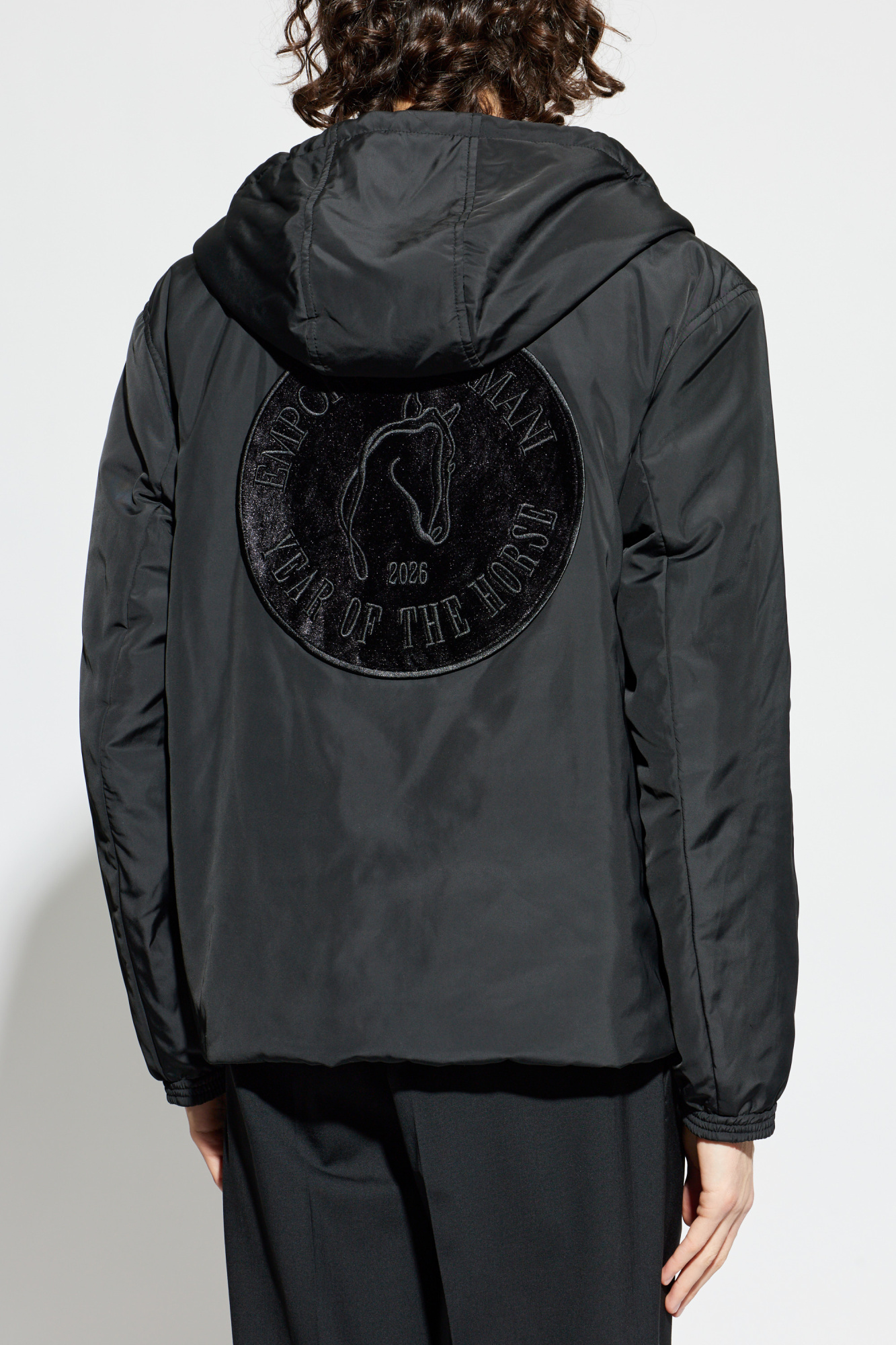 ジャケット・アウター EMPORIO ARMANI Futuristic Jacket Black Reversible hooded jacket Emporio Armani - Vitkac GB